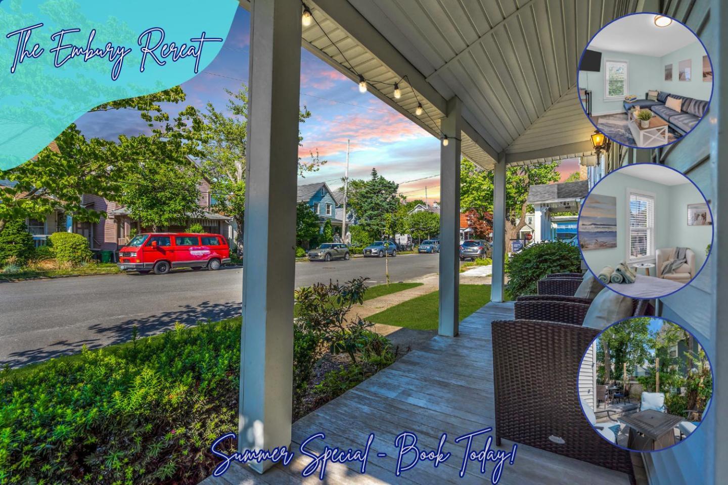 6-Min Walk To Asbury Park & Og Main St - Updated & Cozy Apartment In Historic Ocean Grove - Fire Pit & Patio - Fast Wi-Fi Exterior foto